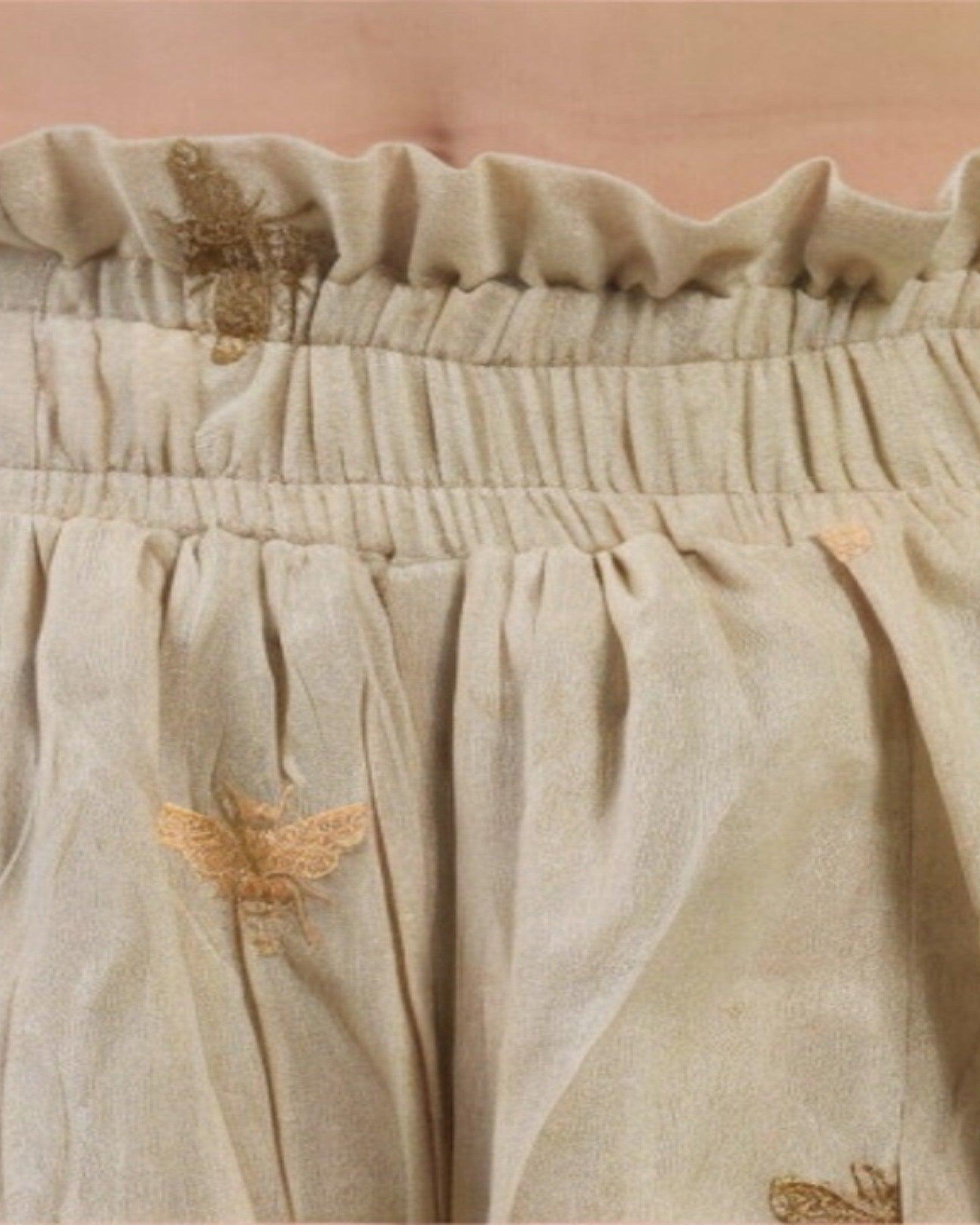 Women honey bee embroidered seamless pajama - Image 2