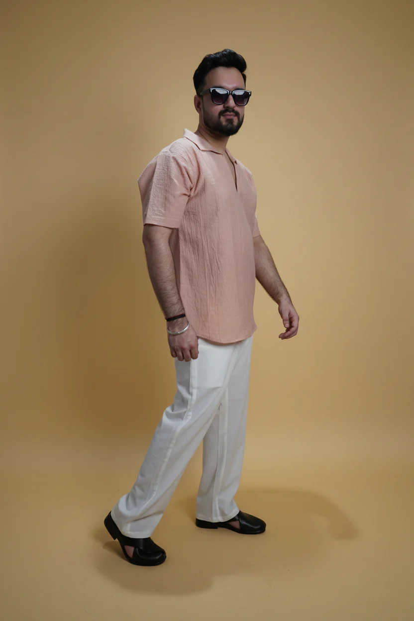 Men Mid Rise White Colour Cotton Lounge Pajama Pant - Image 6
