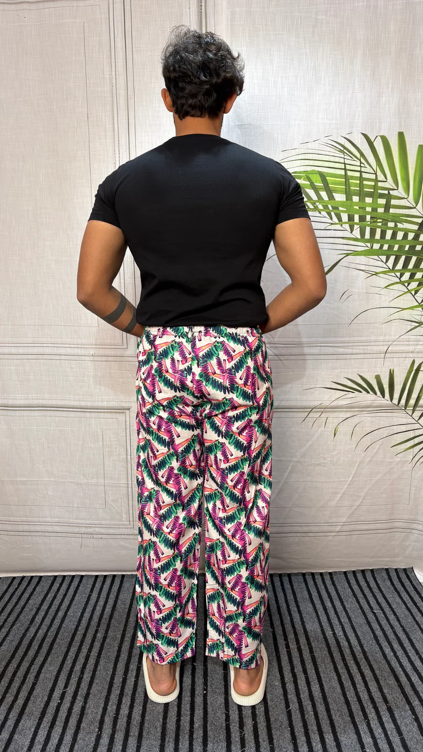 Men Tropical Leaf All Over Print - Image 5