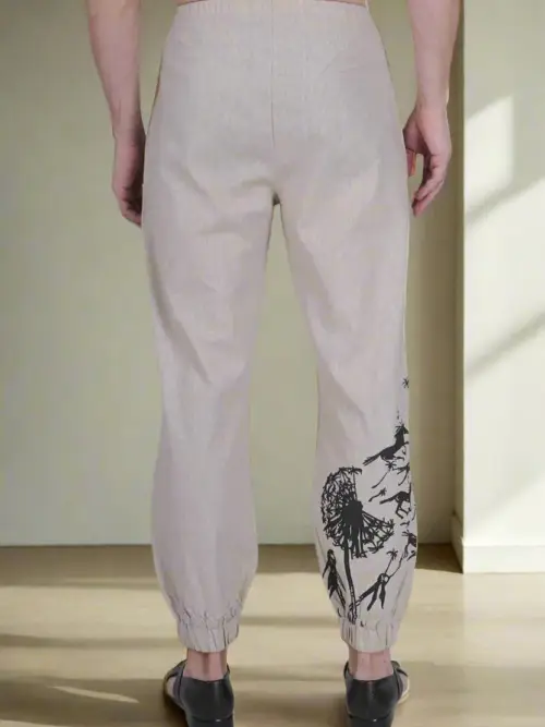 Beiege Horse print men pajama