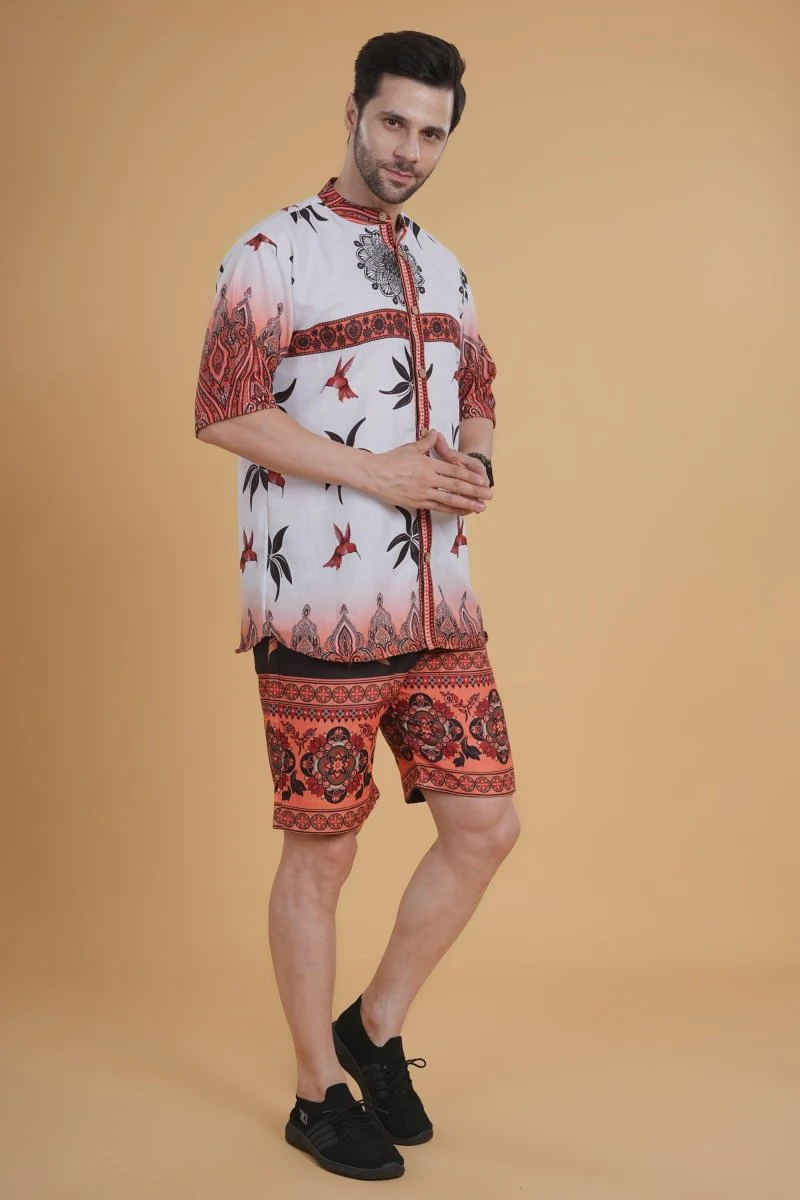 Tropical Breeze Printed Shirt - Image 3