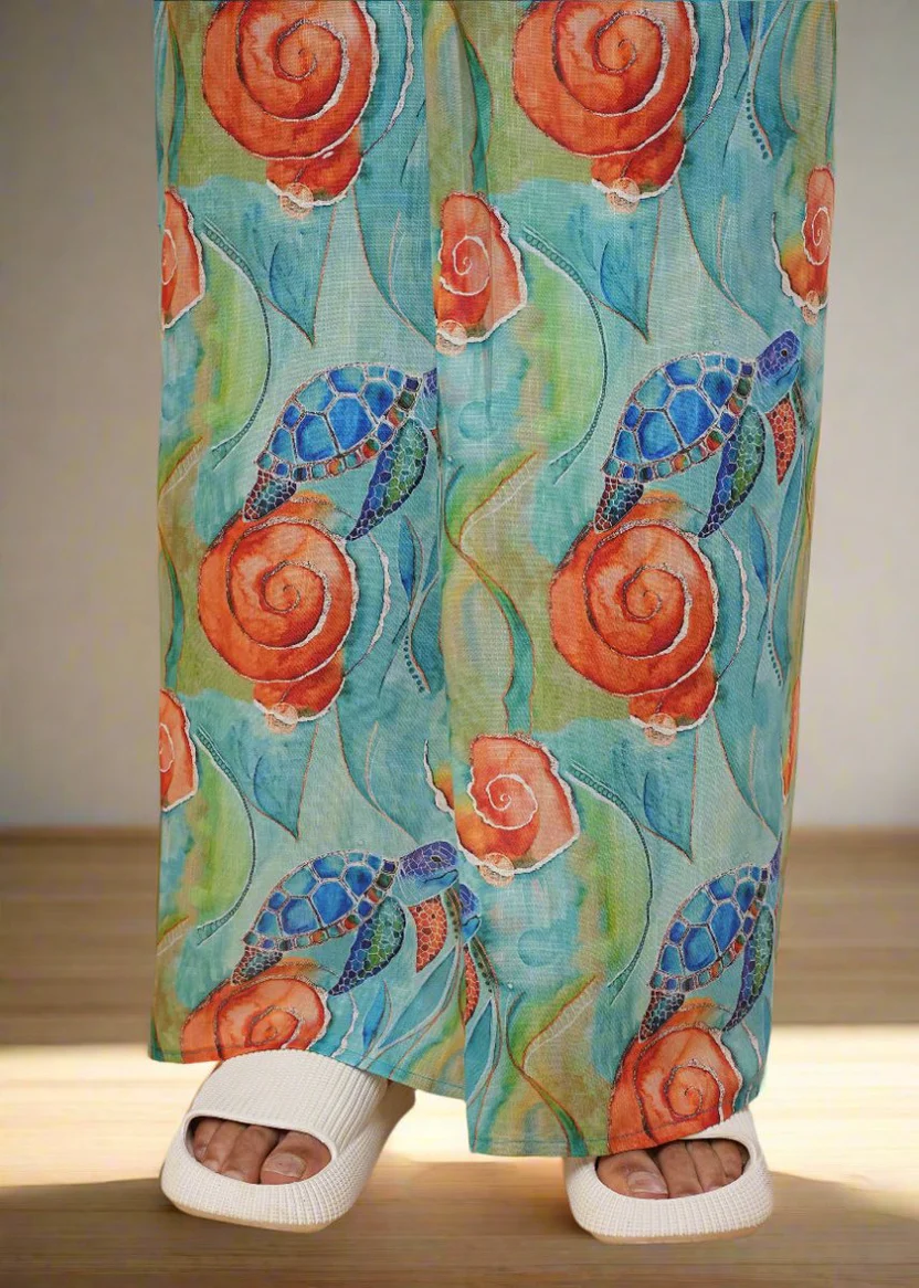 Men Tortoise Print Pajamalungi - Image 2