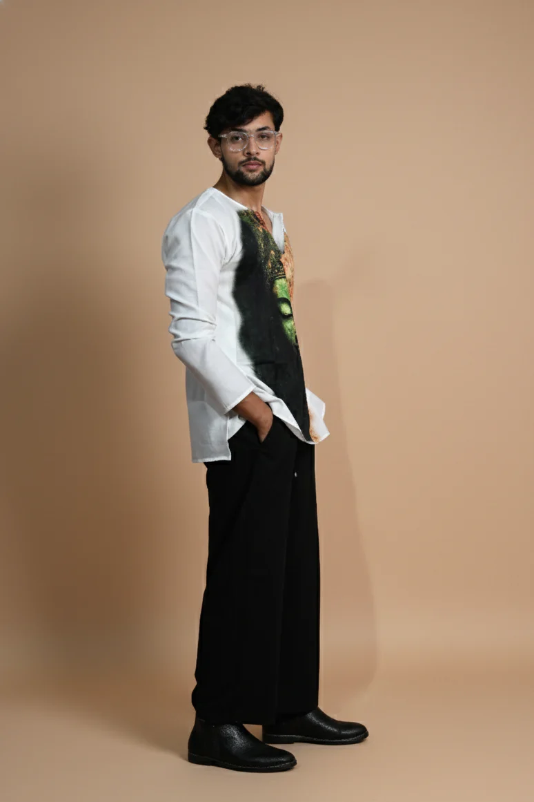 Sattva Style Cotton Kurta for Men - Image 4