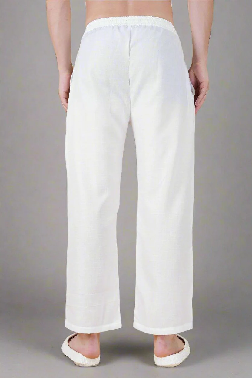 Lion Printed White Pajama - Image 2