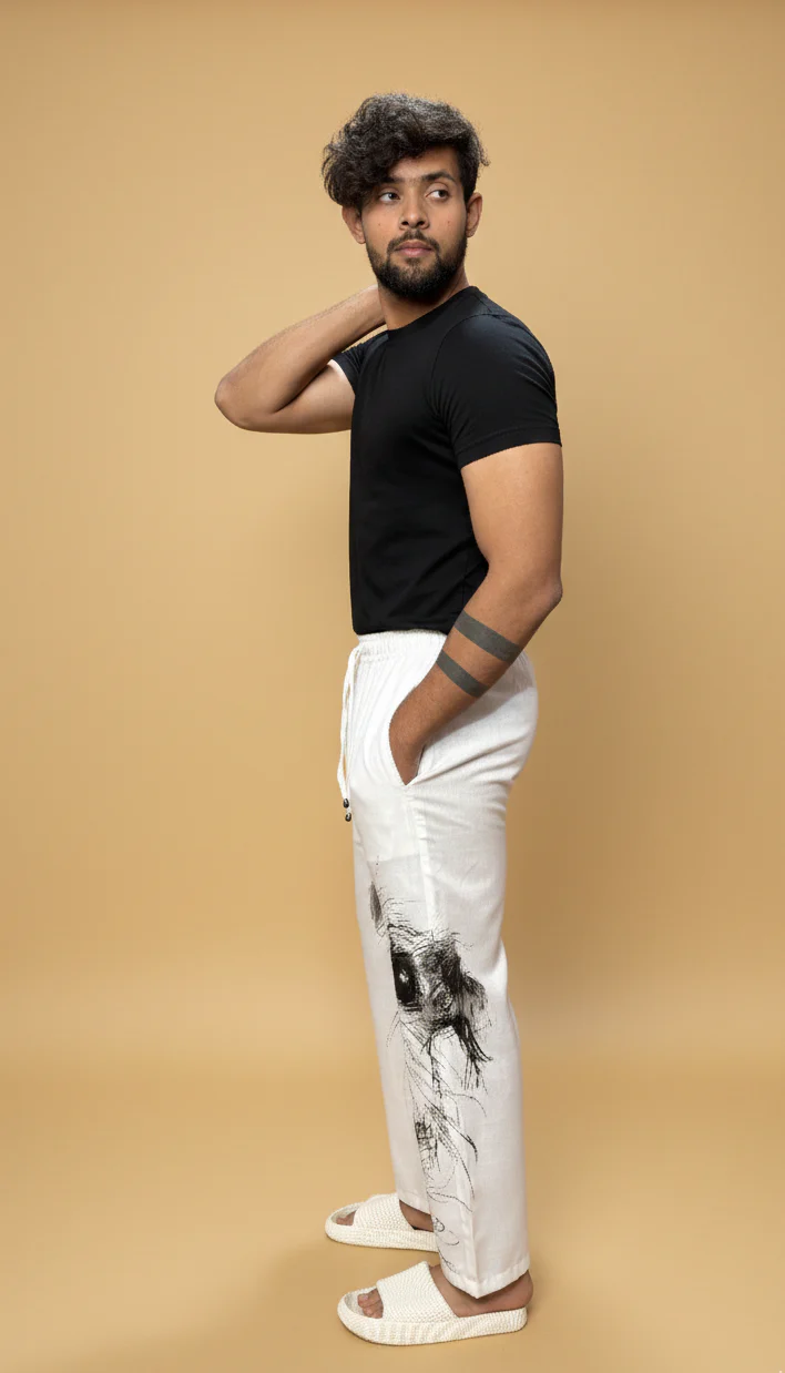 White Doggo Dodle Pajama For Men - Image 4