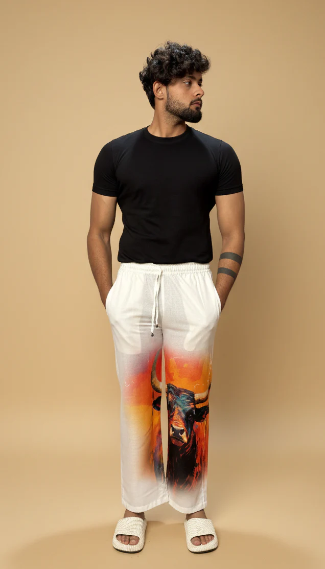 Men Bull Art Pajama - Image 2