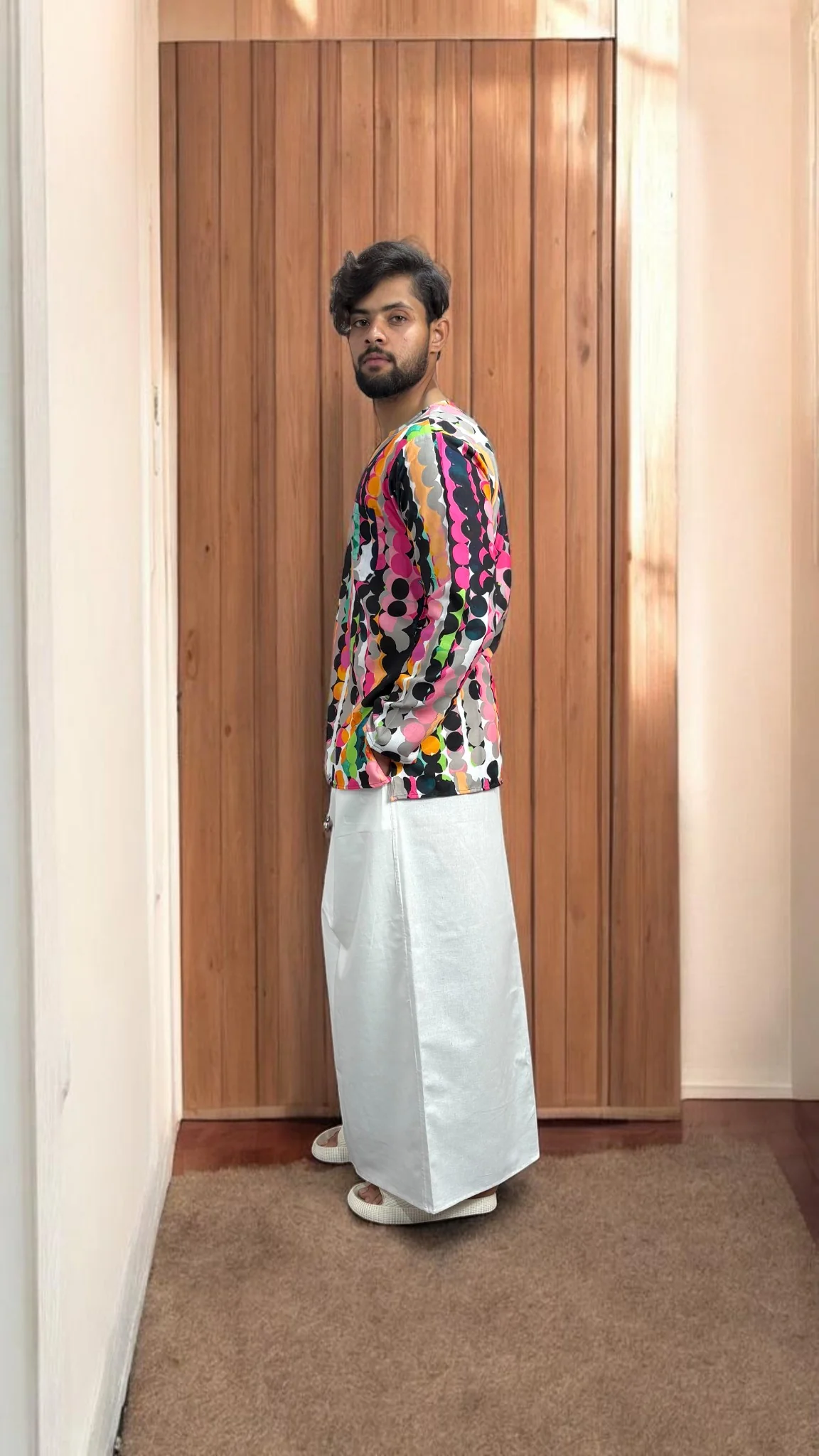 Men’s Abstract Design Casual Pajamalungi - Image 6