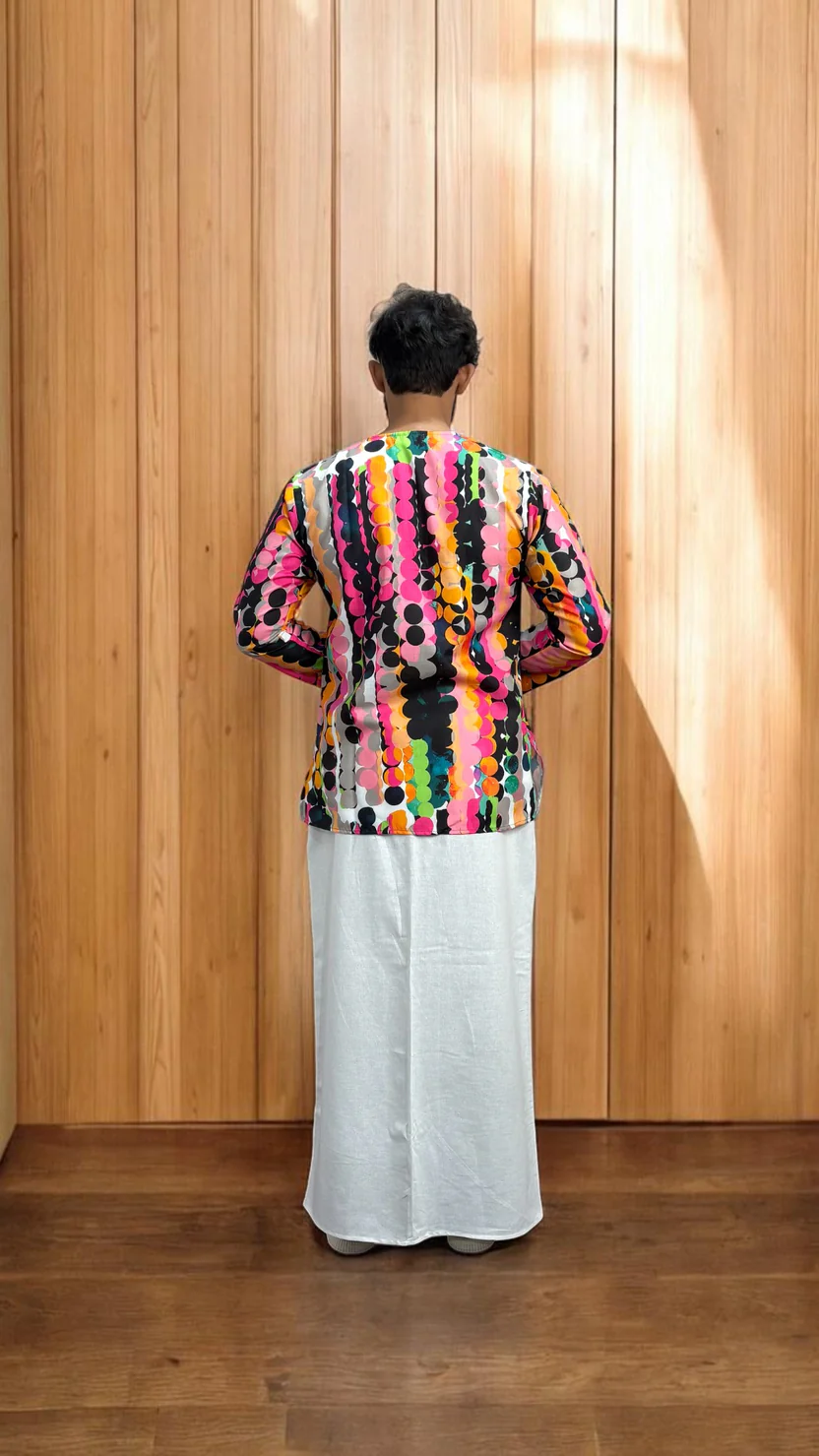 Men’s Abstract Design Casual Pajamalungi - Image 8