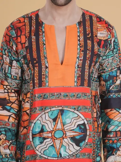 Boho Tribal Vibe digital print Kurta