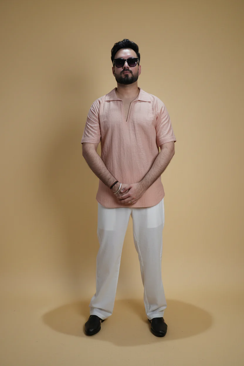Men Mid Rise White Colour Cotton Lounge Pajama Pant - Image 4
