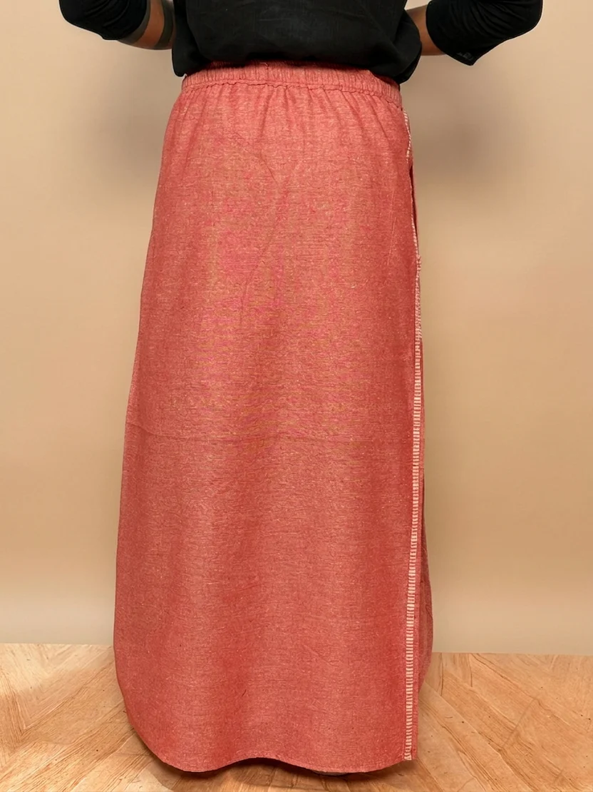 Men Pink Color With linings Stripe Pajamalungi - Image 2