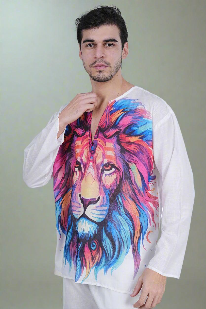 Men's Printed Kurta