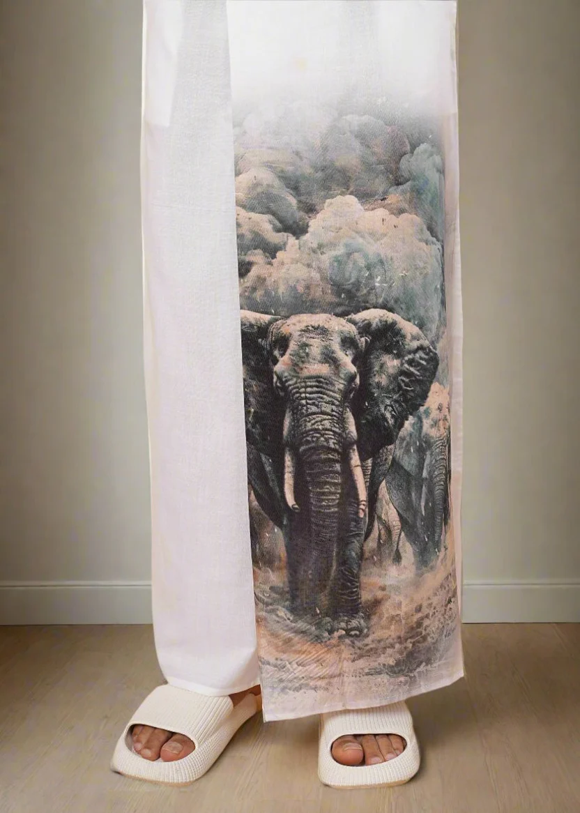 Elephant Motif Pajamalungi - Image 2
