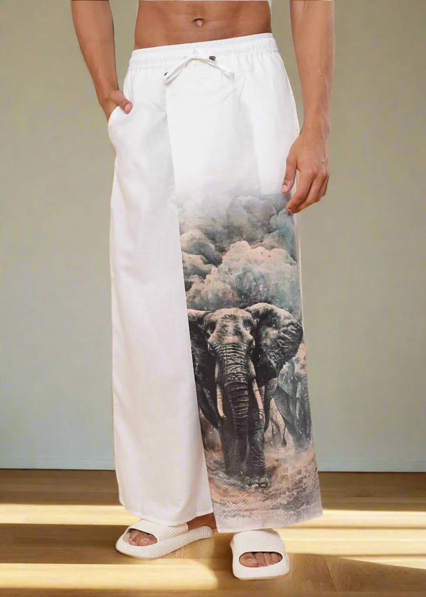 Elephant Motif Pajamalungi - Image 4