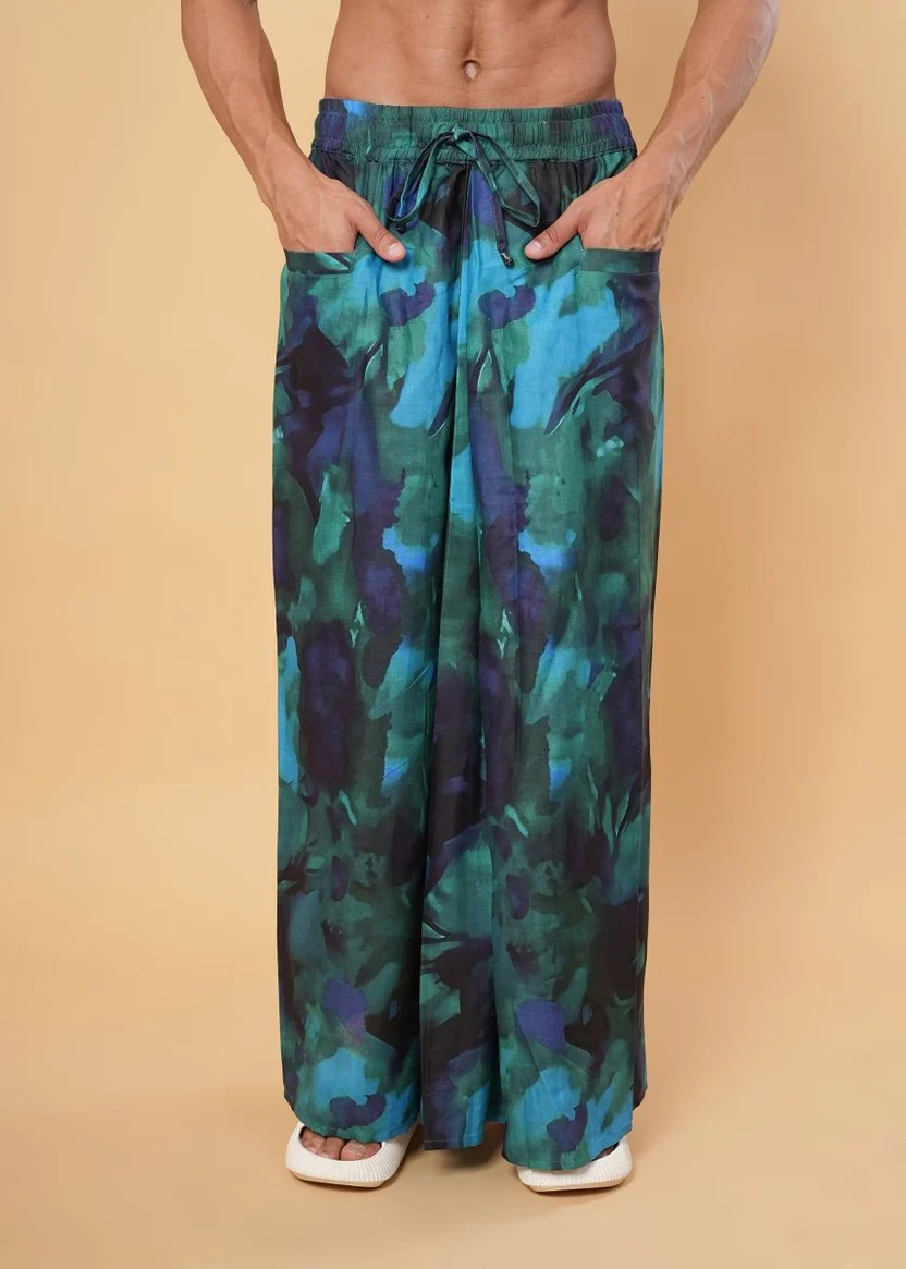 Abstract Aqua Pajamalungi - Image 5