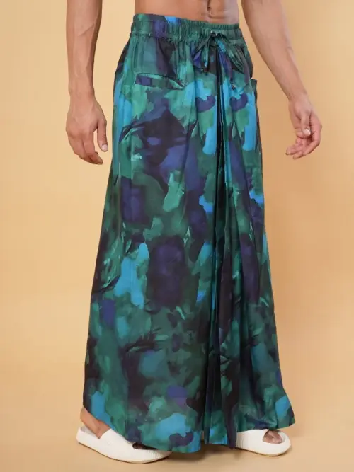 Abstract Aqua Pajamalungi