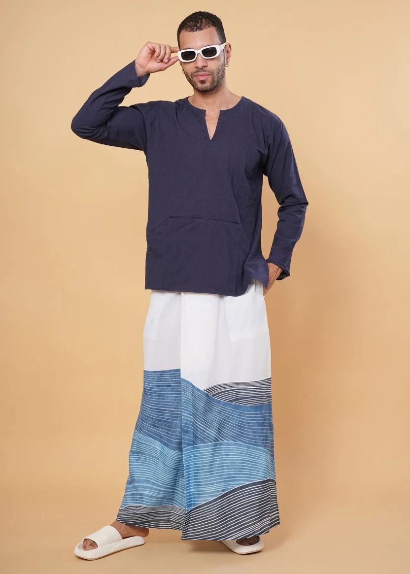 Midnight Indigo Pajamalungi - Image 4