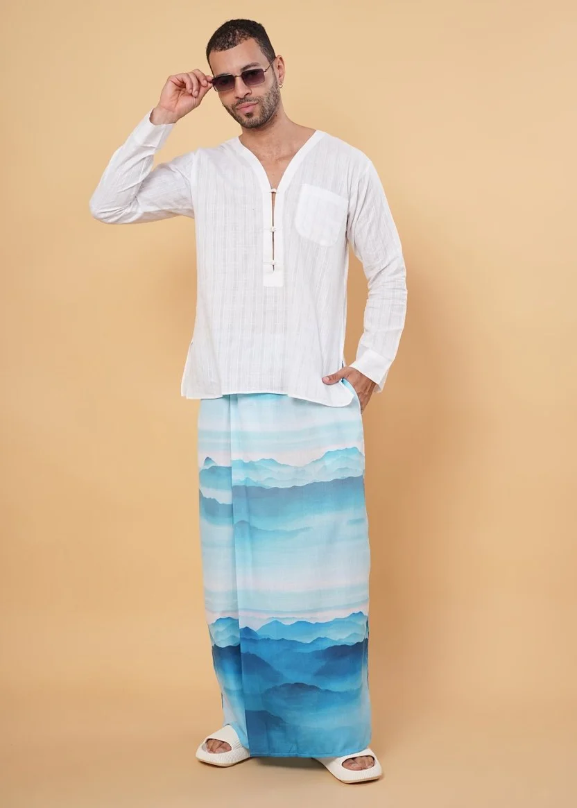 AQUA Print Pajamalungi - Image 3